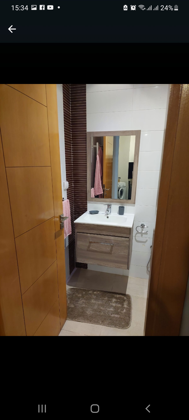 El Menzah El Menzah 1 Location vacances Appart. 1 pice Coquet s1 meubl  aucentre urbain nord
