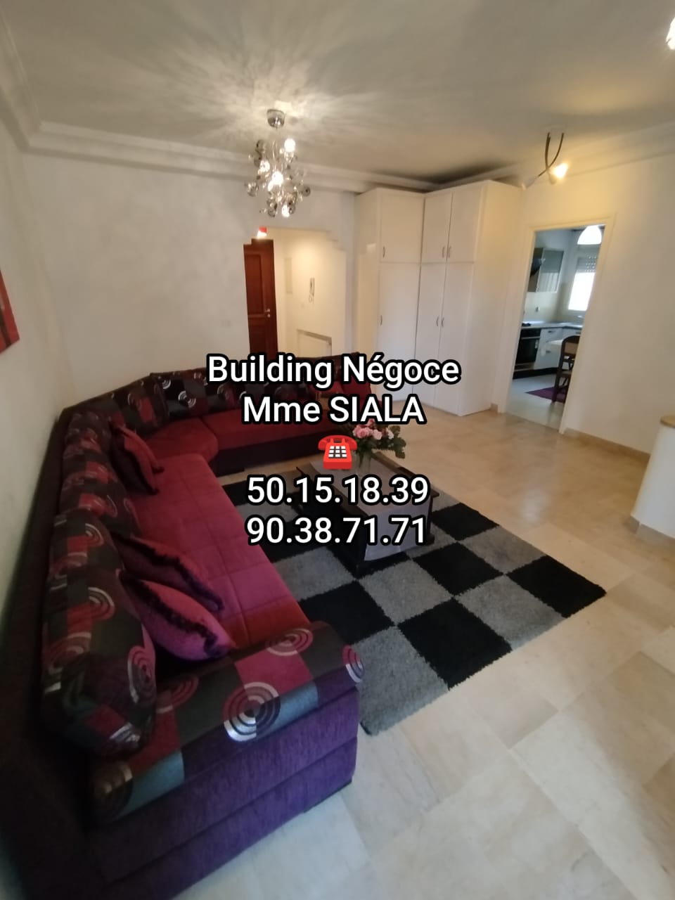 La Soukra La Soukra Location Appart. 5 pices+ Soukra spacieux appt s3 bien situ