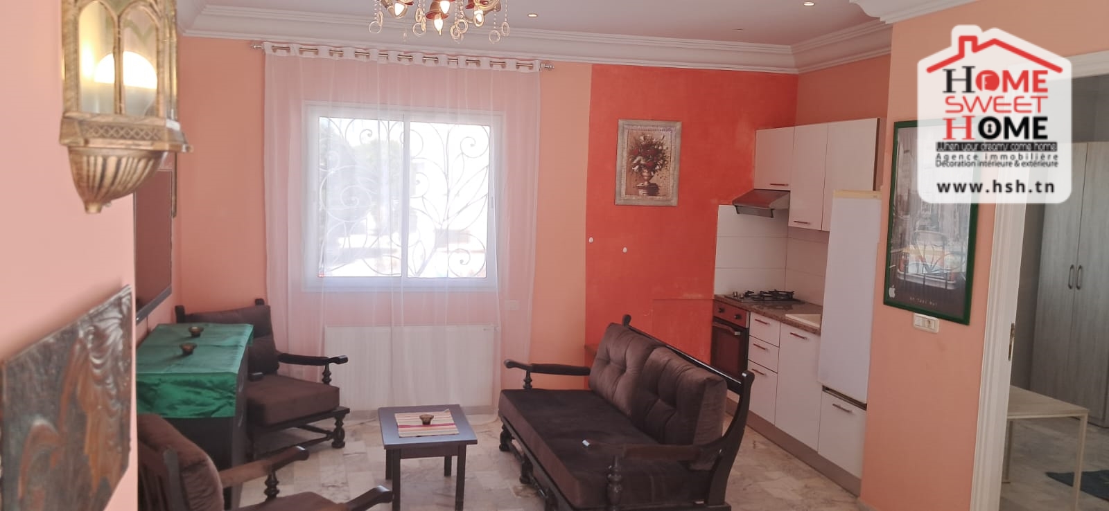 Carthage Salambo Location Appart. 3 pices Etage de villa natalene meubl  carthage salambo