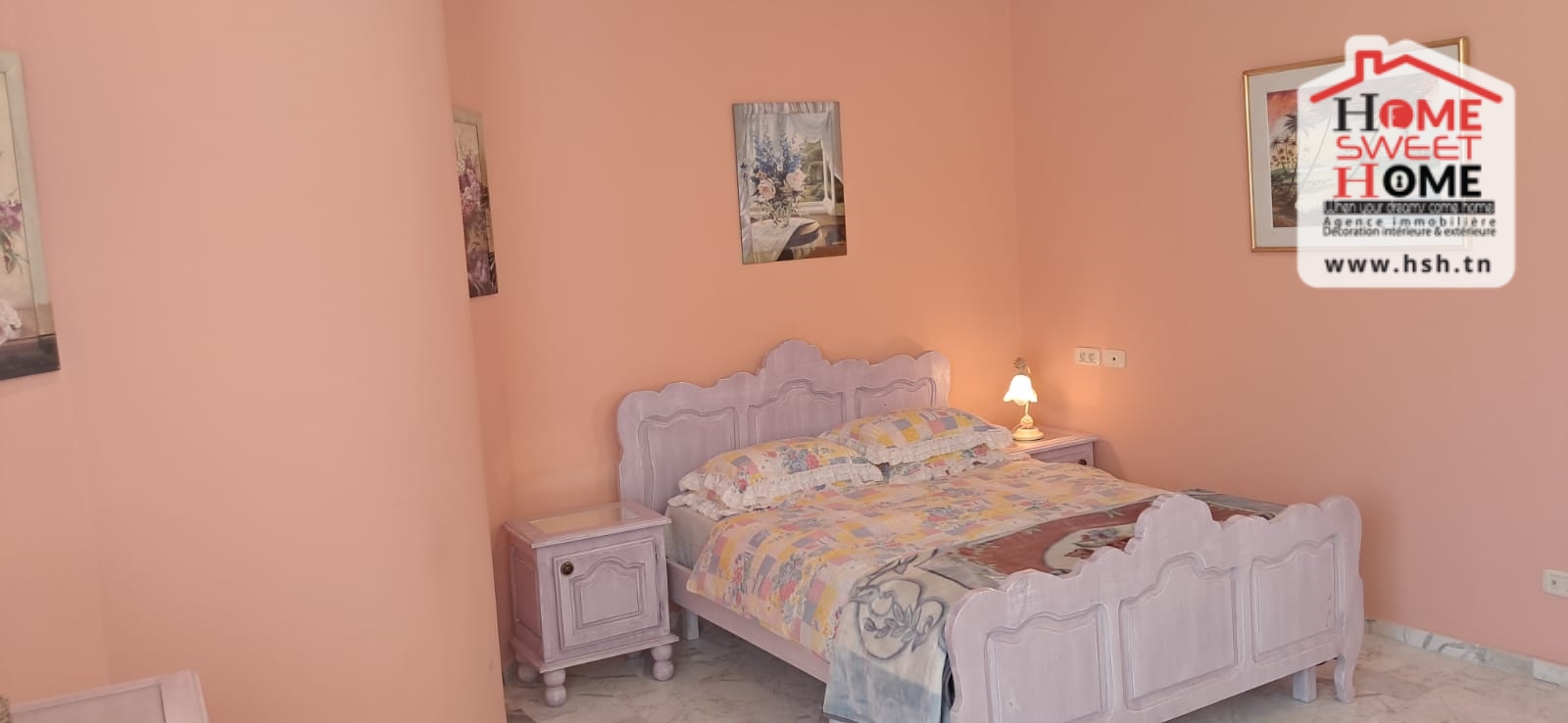 Carthage Salambo Location Appart. 3 pices Etage de villa natalene meubl  carthage salambo