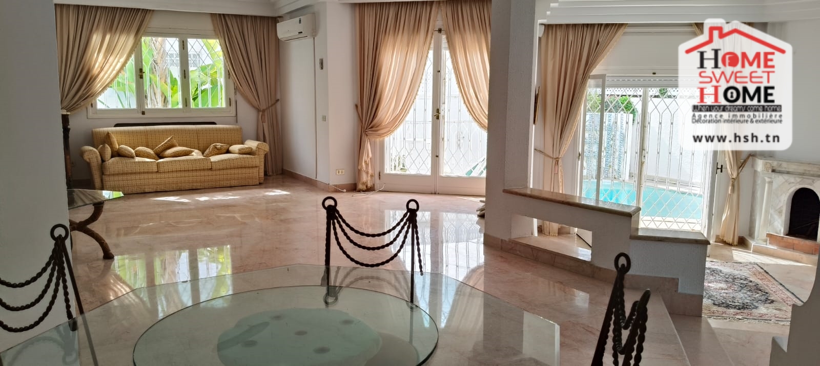 La Marsa Marsa Ennassim Location Duplex Villa solvila   cit des pins la marsa