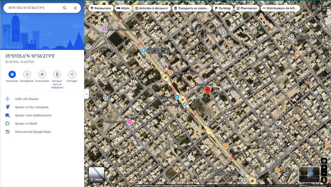 Sousse Jaouhara Sousse Khezama Terrain Terrain nu Terrain 323m2 et 393 m2 et 437 m2  khezama