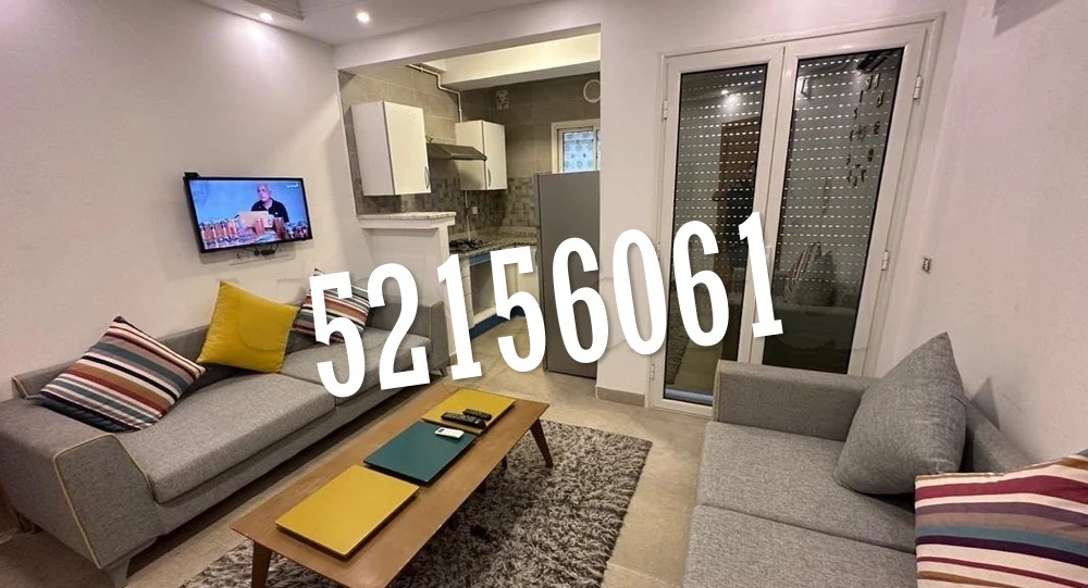 La Marsa El Aouina Vente Appart. 1 pice S 1  cite wahat   tel 52156061  fb 7269
