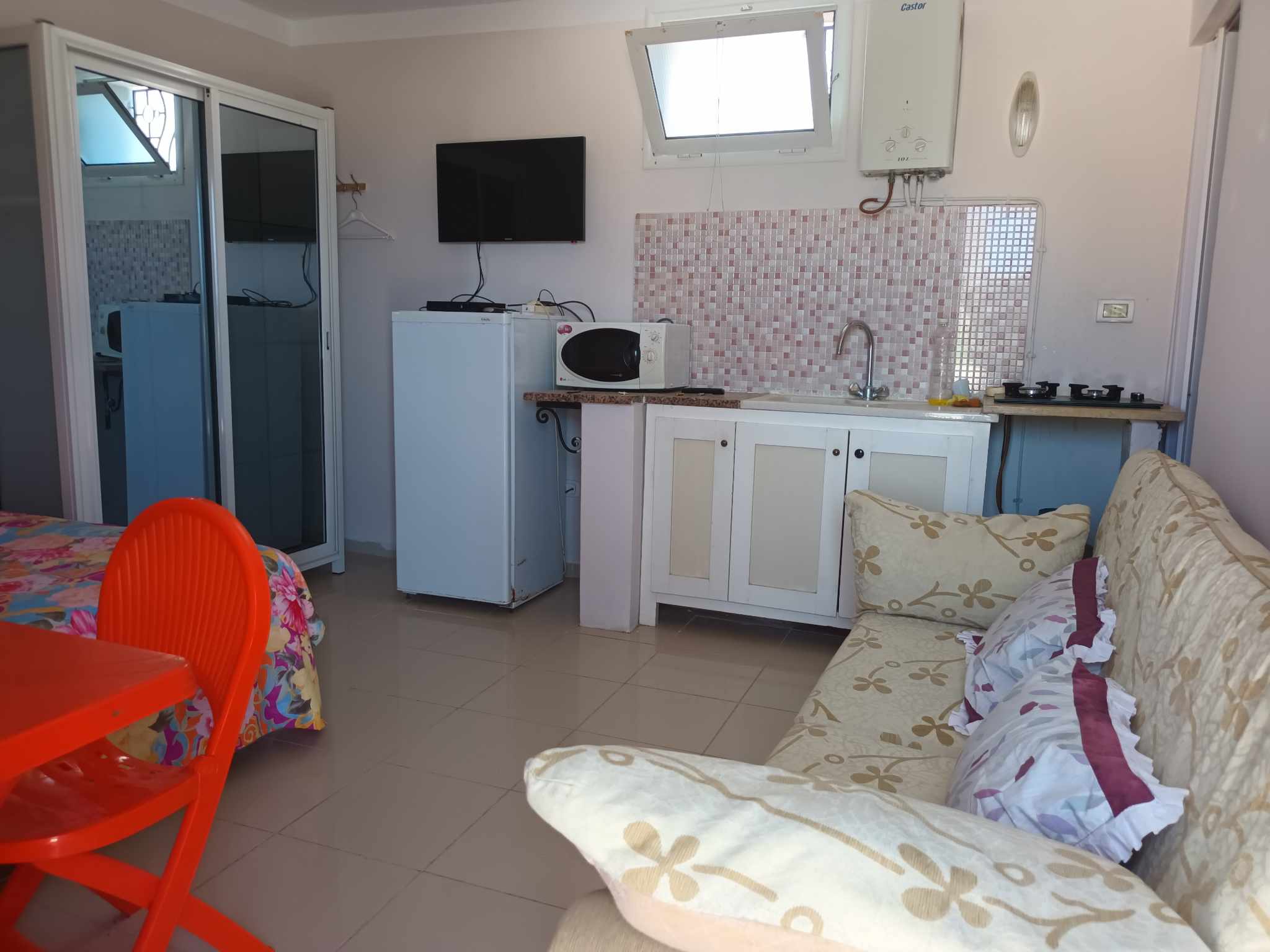 Bizerte Nord Bizerte Location vacances Appart. 1 pice Studio meubl  pied dans l'eau bizerte