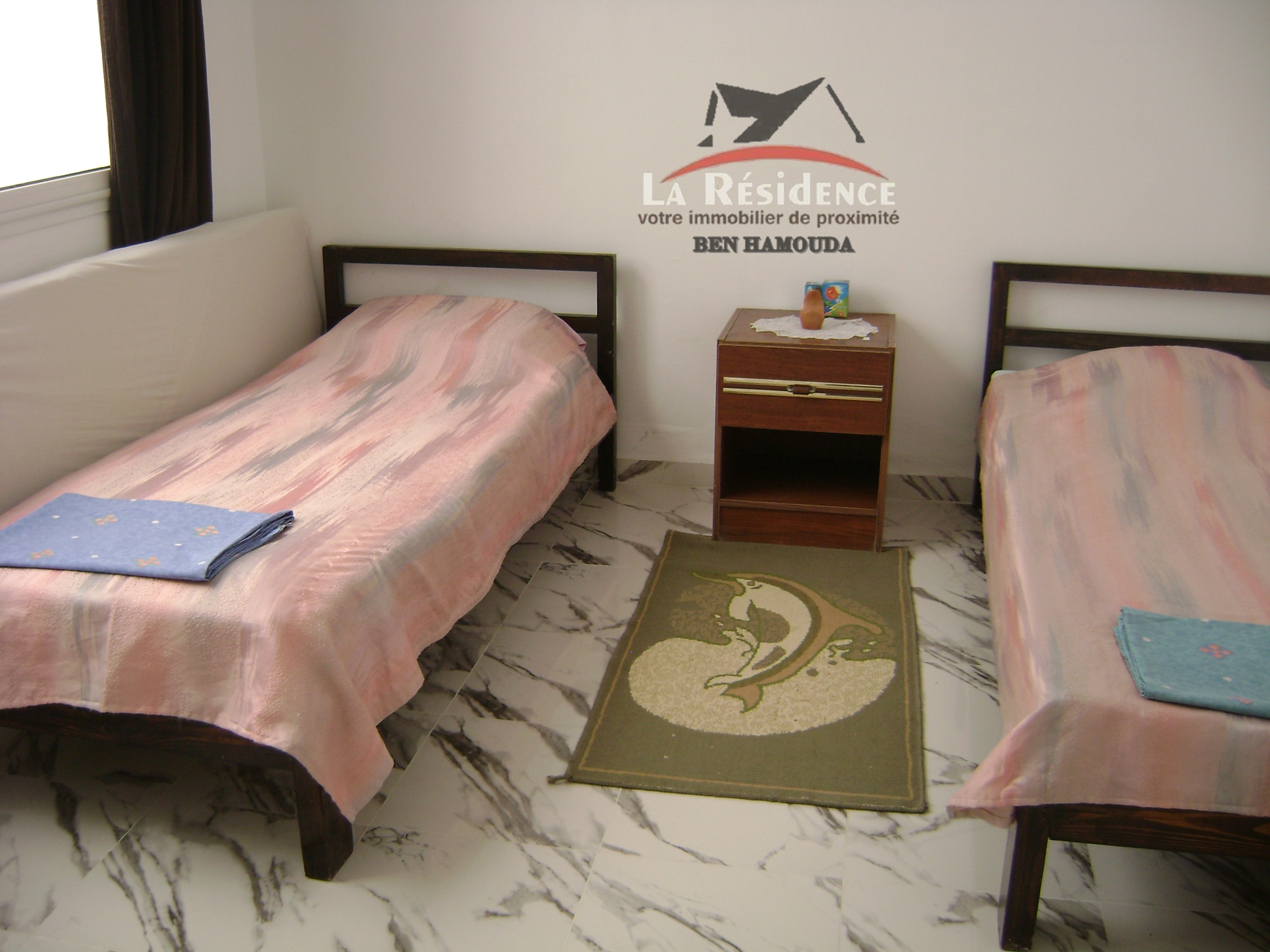 Bizerte Nord Cite Chourouk Sidi Salem Location vacances Appart. 2 pices Appartement meubl  sidi selem
