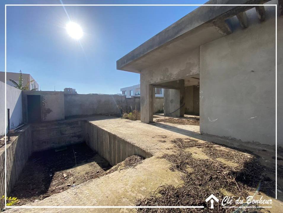 La Soukra La Soukra Vente Maisons Villa plain pied inacheve  la soukra