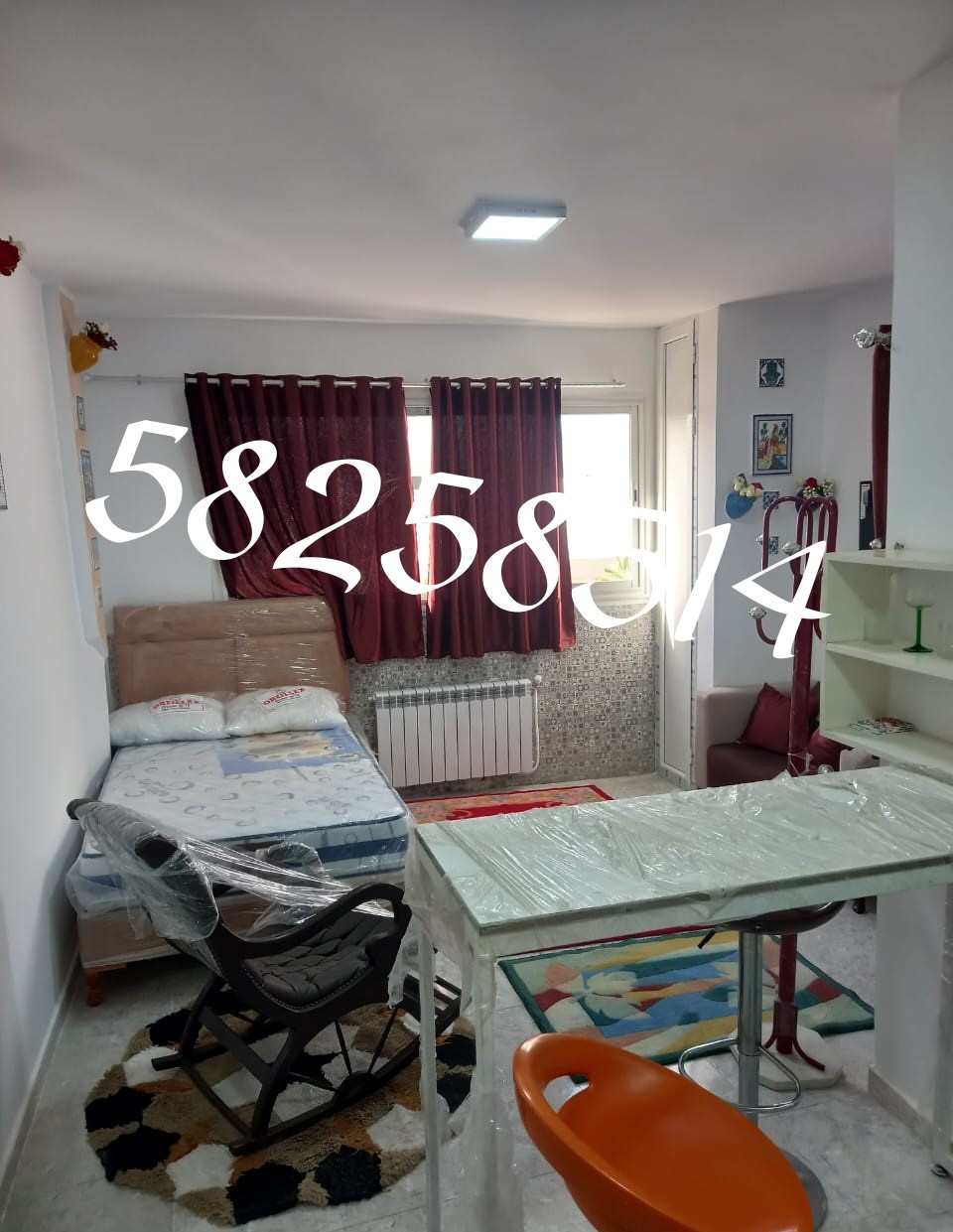 La Marsa El Aouina Location Appart. 1 pice S0  meuble  aouina  tel 58258514 fb7639