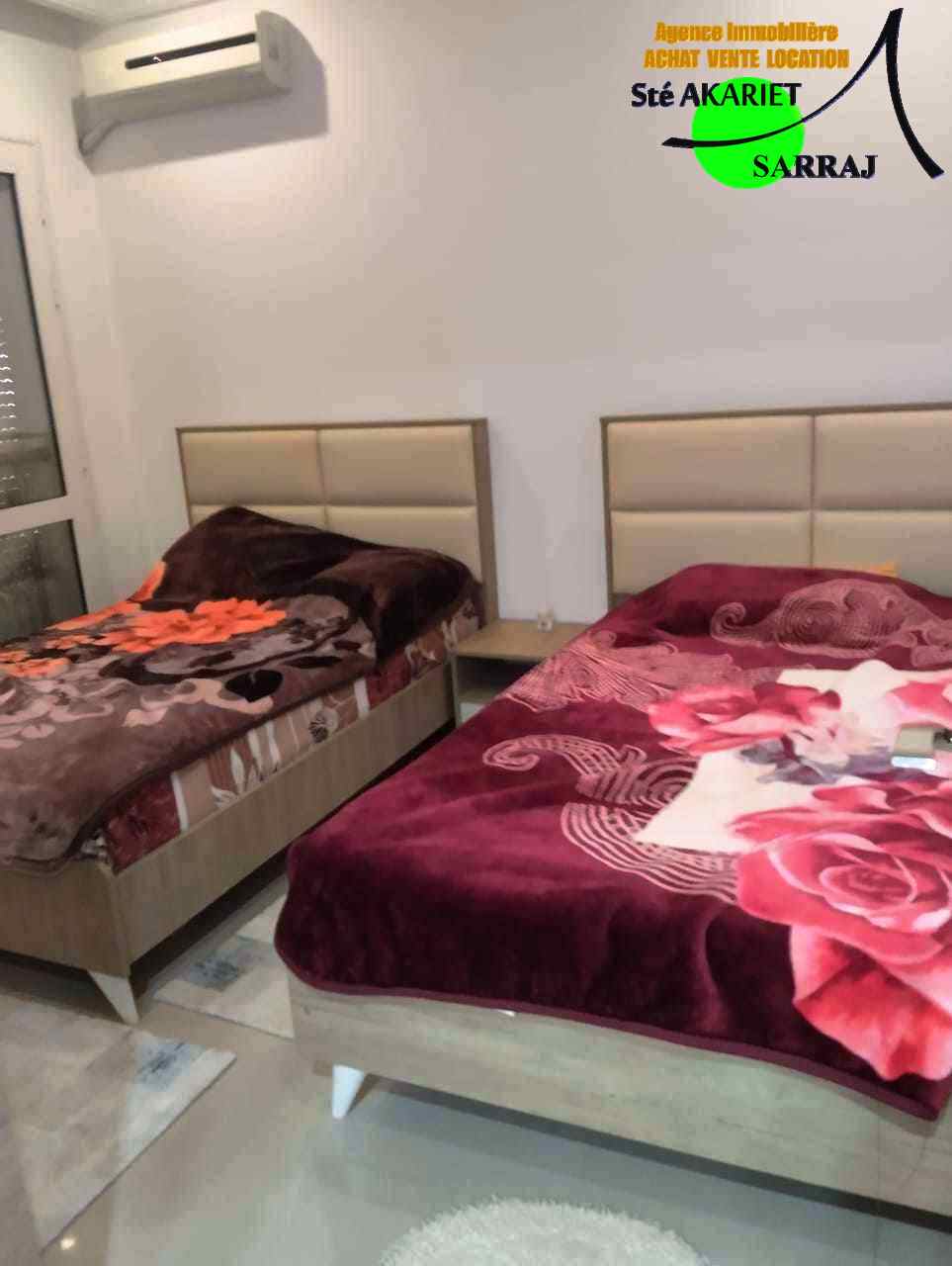Hammam Sousse Hammam Sousse Vente Appart. 4 pices Lux appartement meubl s3  hammem sousse