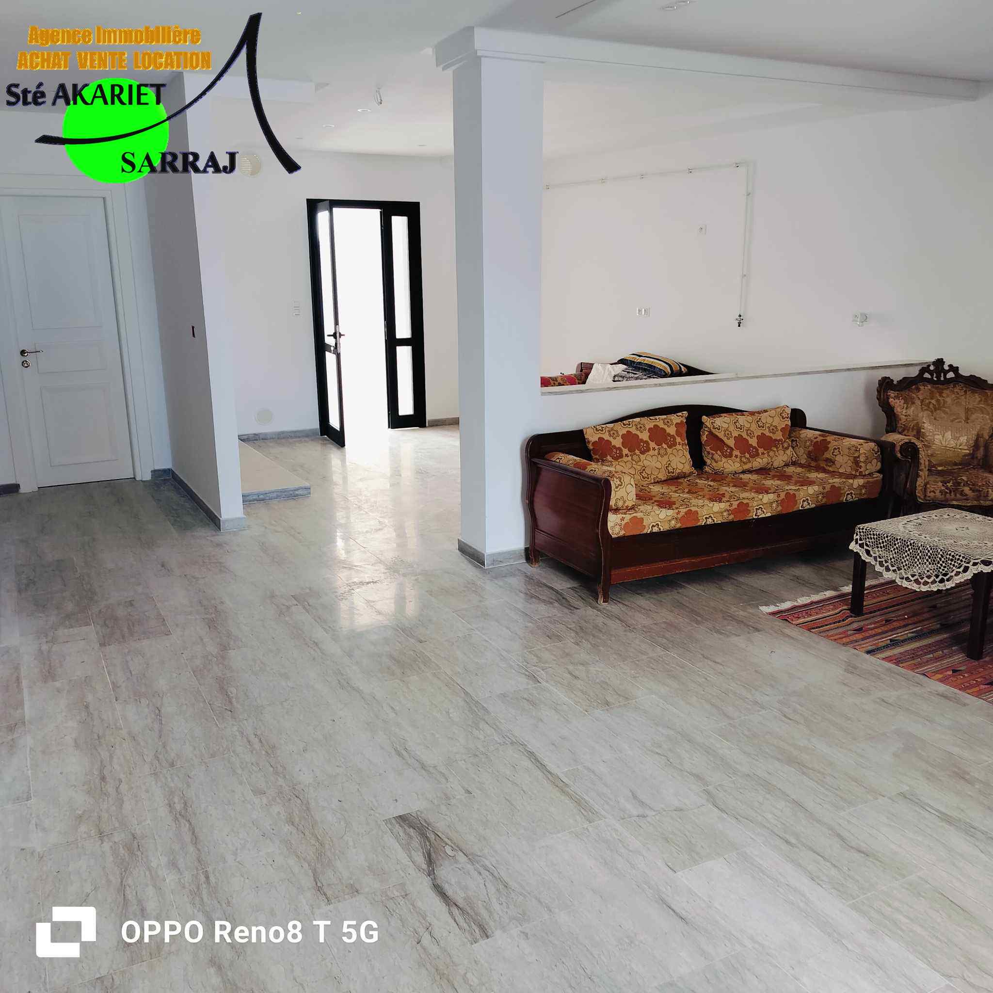 Sousse Jaouhara Khezama Ouest Vente Maisons Villa plain pied  khzema prs caf el classico
