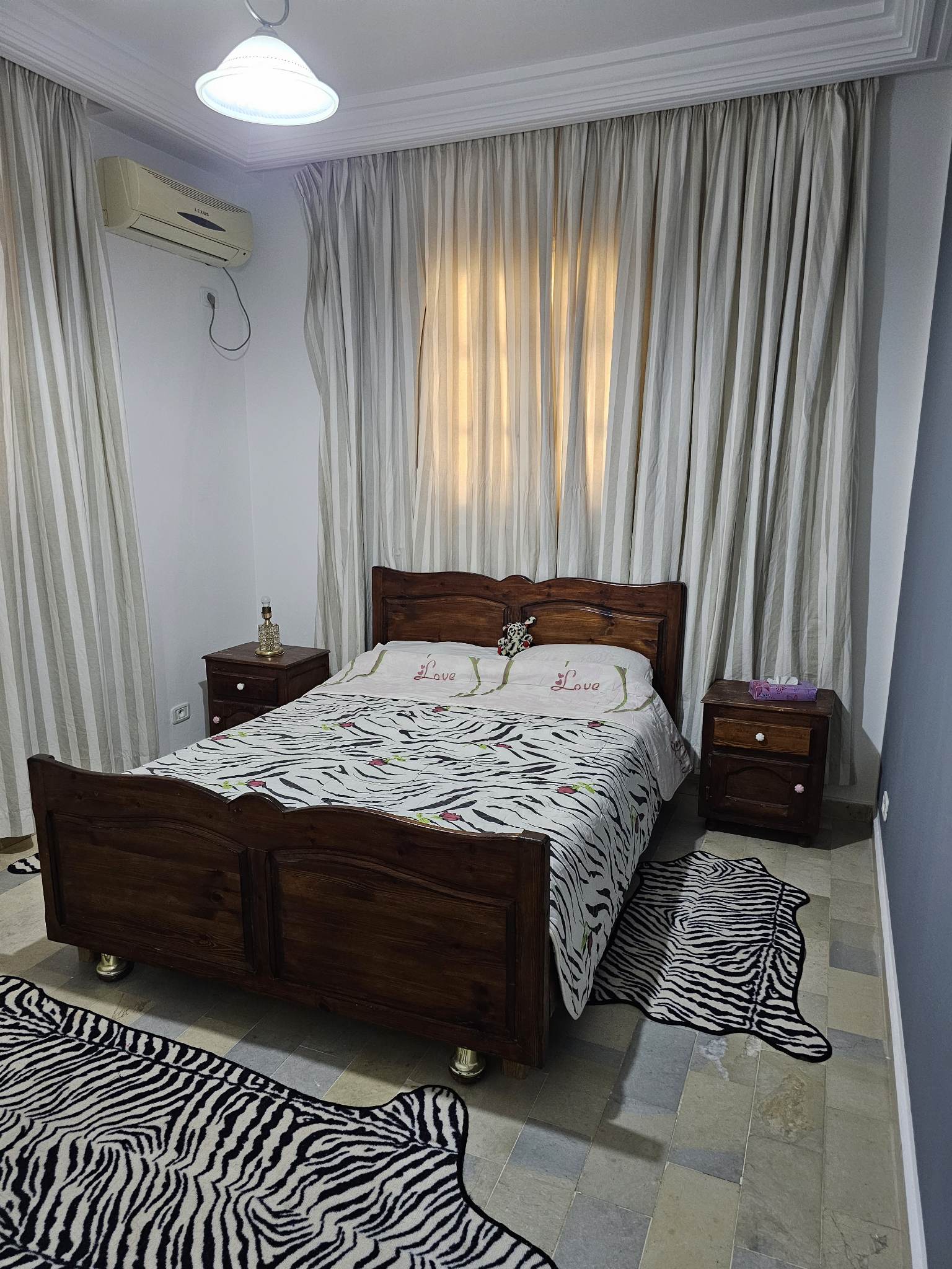 Djerba - Houmet Essouk Djerba  Location Appart. 2 pices Un s2 meubl