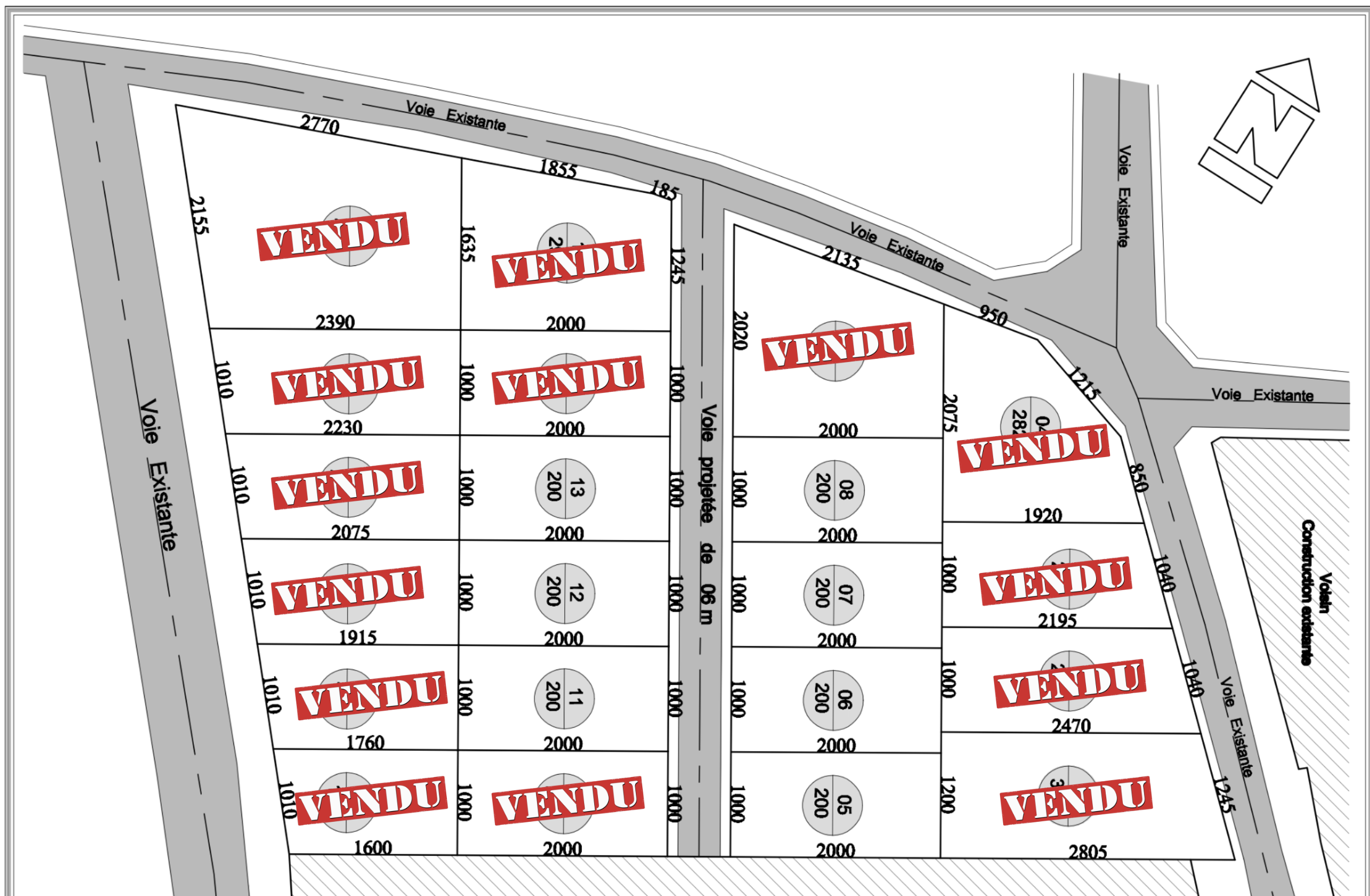 Le Kef Ouest Kef Ouest Terrain Terrain nu Derniers lots de terrain