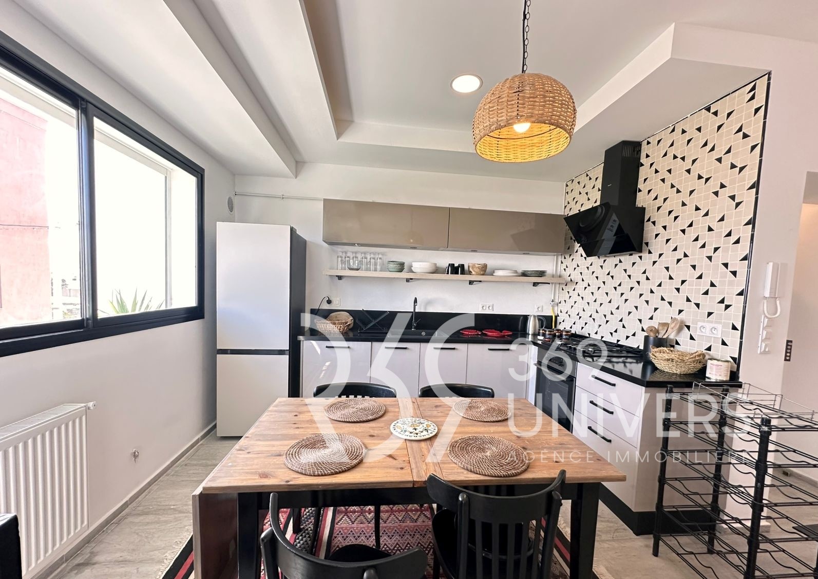 La Marsa Cite Du Stade Location Appart. 3 pices Appartement meubl avec terrasse  la marsa