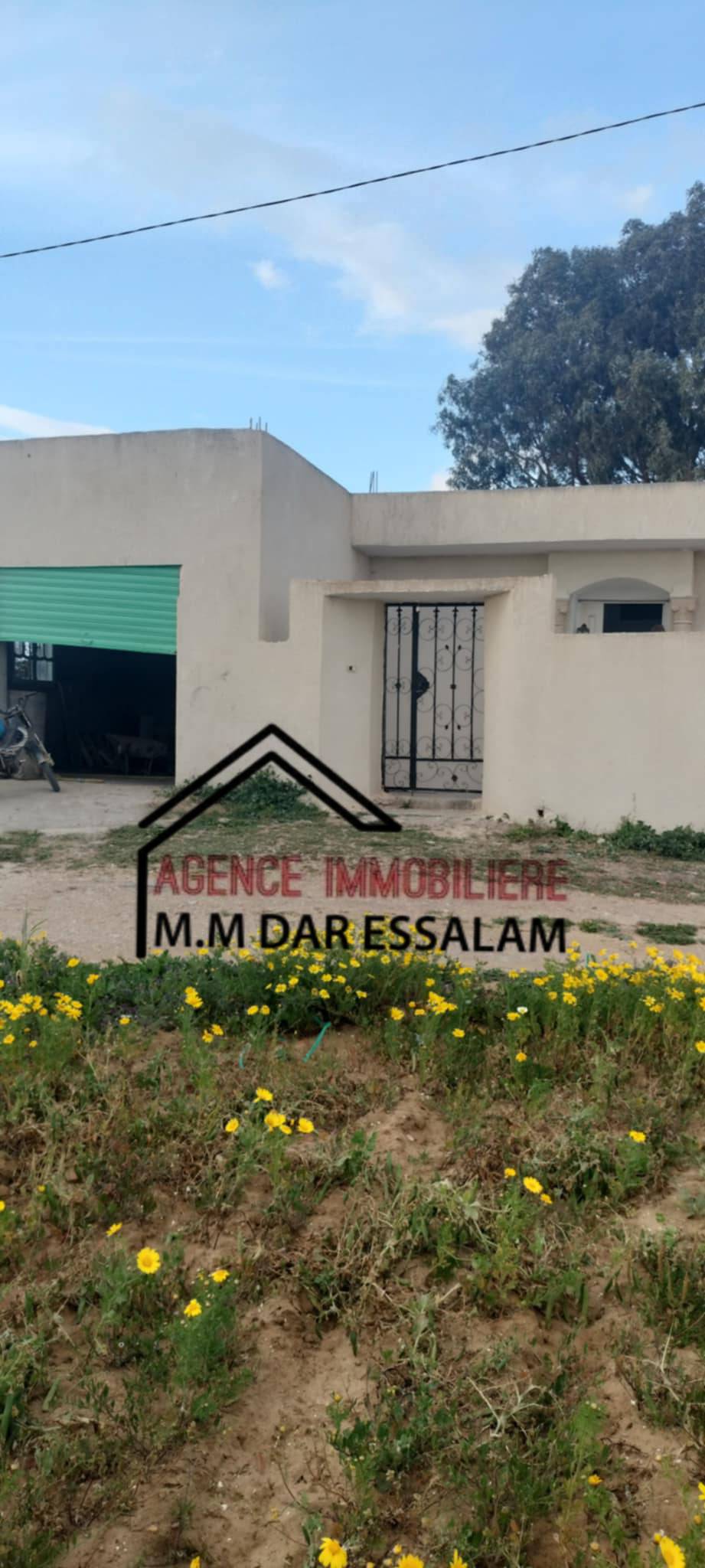 Kelibia Azmour Vente Maisons Maison avec un garage et un jardin