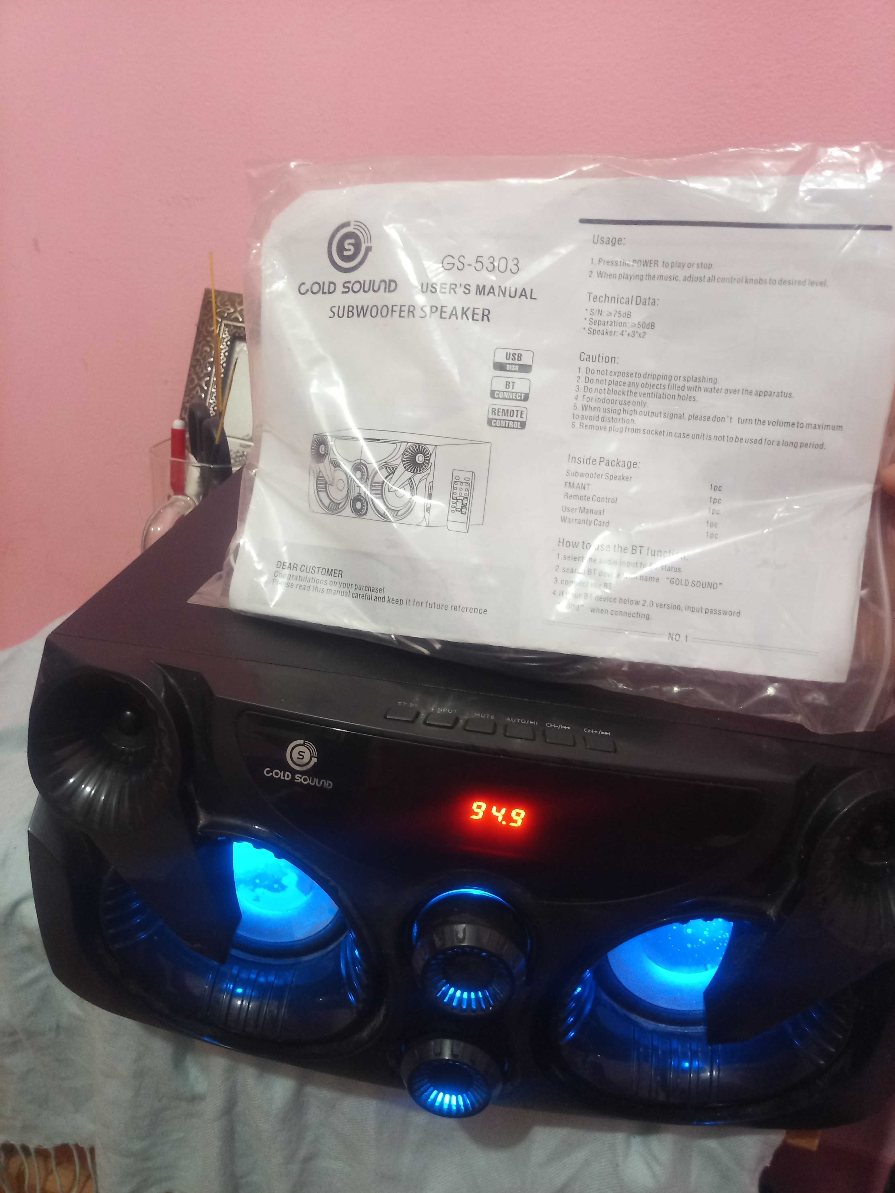 Hammam Chatt Borj Cedria Haut-parleur autoradio Autre Baffle gold sound