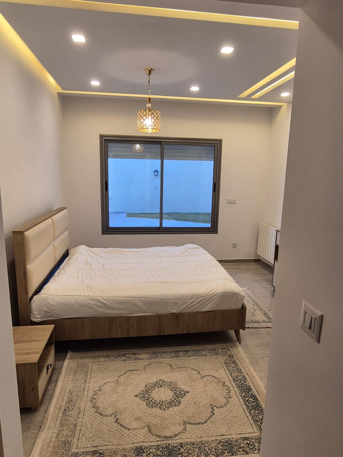 La Soukra Chotrana 1 Vente Appart. 3 pices Prestigieux rez de jardin picinable
