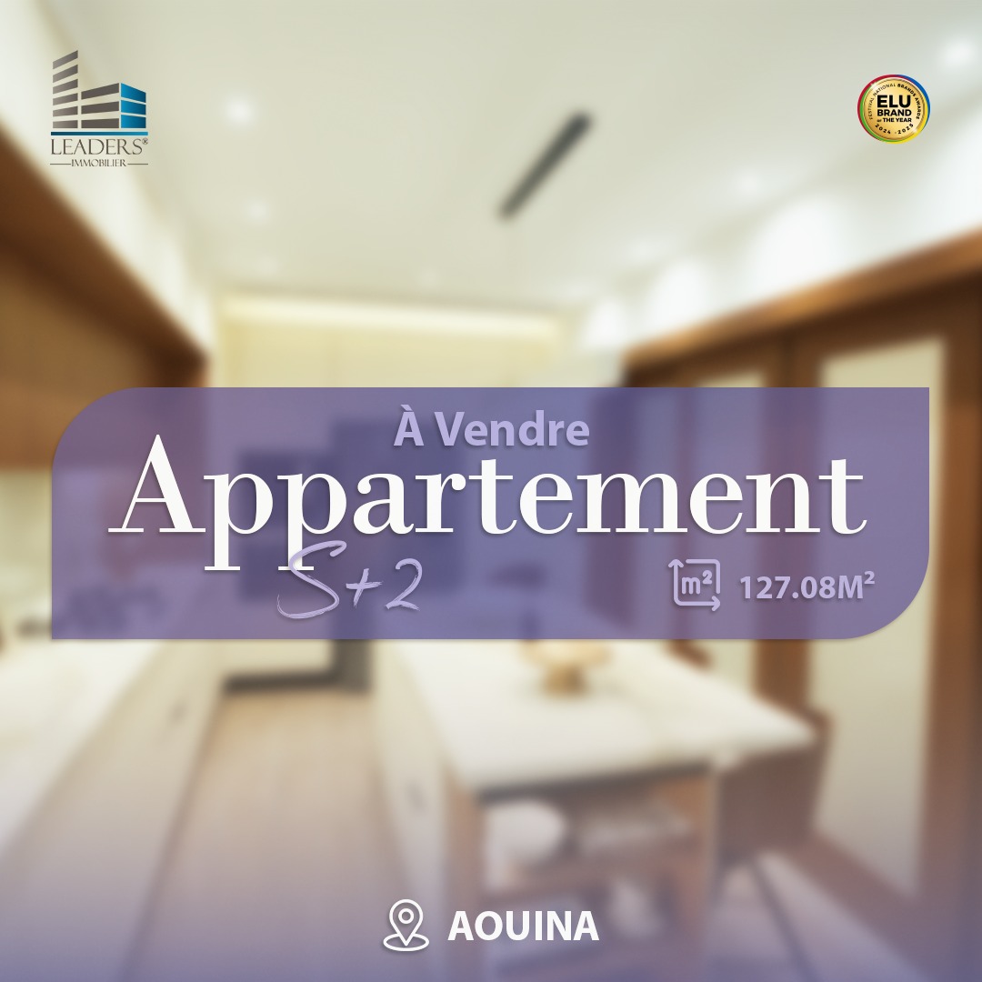 Ain Zaghouan Ain Zaghouan Vente Appart. 2 pices Un appartement rdc s2
