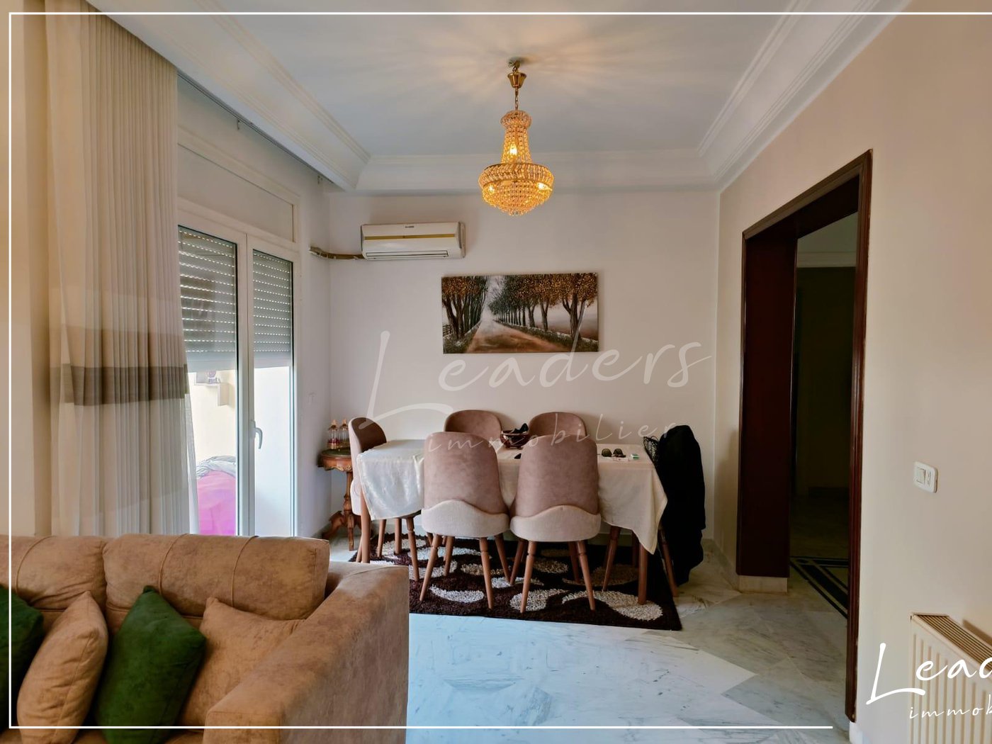La Marsa Berge Du Lac Vente Appart. 2 pices Appartement s2   la marsa superficie de 95 m