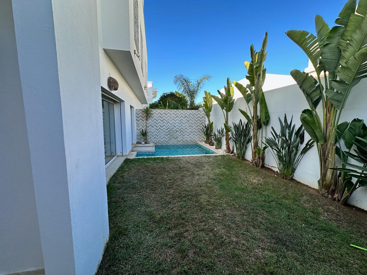 La Marsa Gammart Location Maisons Villa s5 avec piscine  gammarth