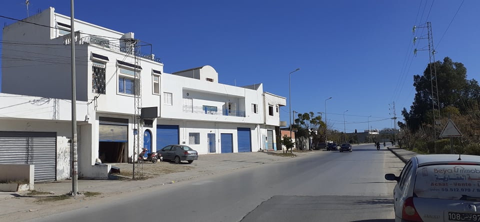 Hammamet Bir Bouregba Terrain Terrain nu Terrain quadra vtg1003