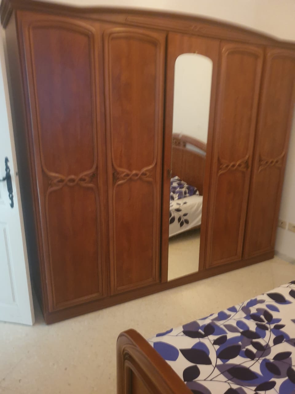 Nabeul Cite El Mahrsi 1 Location Appart. 3 pices S plus 2 meubl a sidi mahressi wb4165