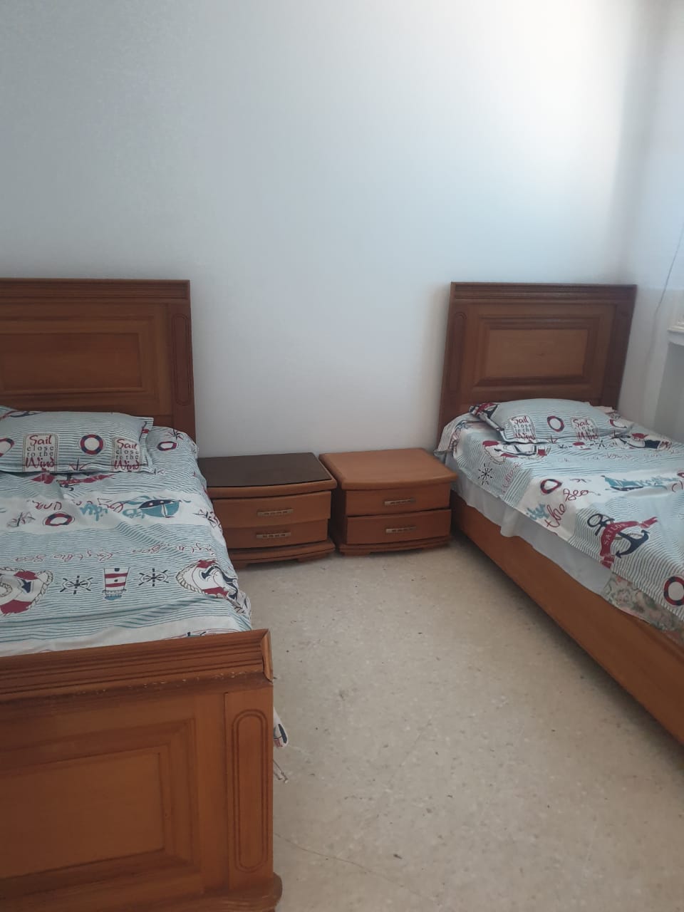 Nabeul Cite El Mahrsi 1 Location Appart. 3 pices S plus 2 meubl a sidi mahressi wb4165