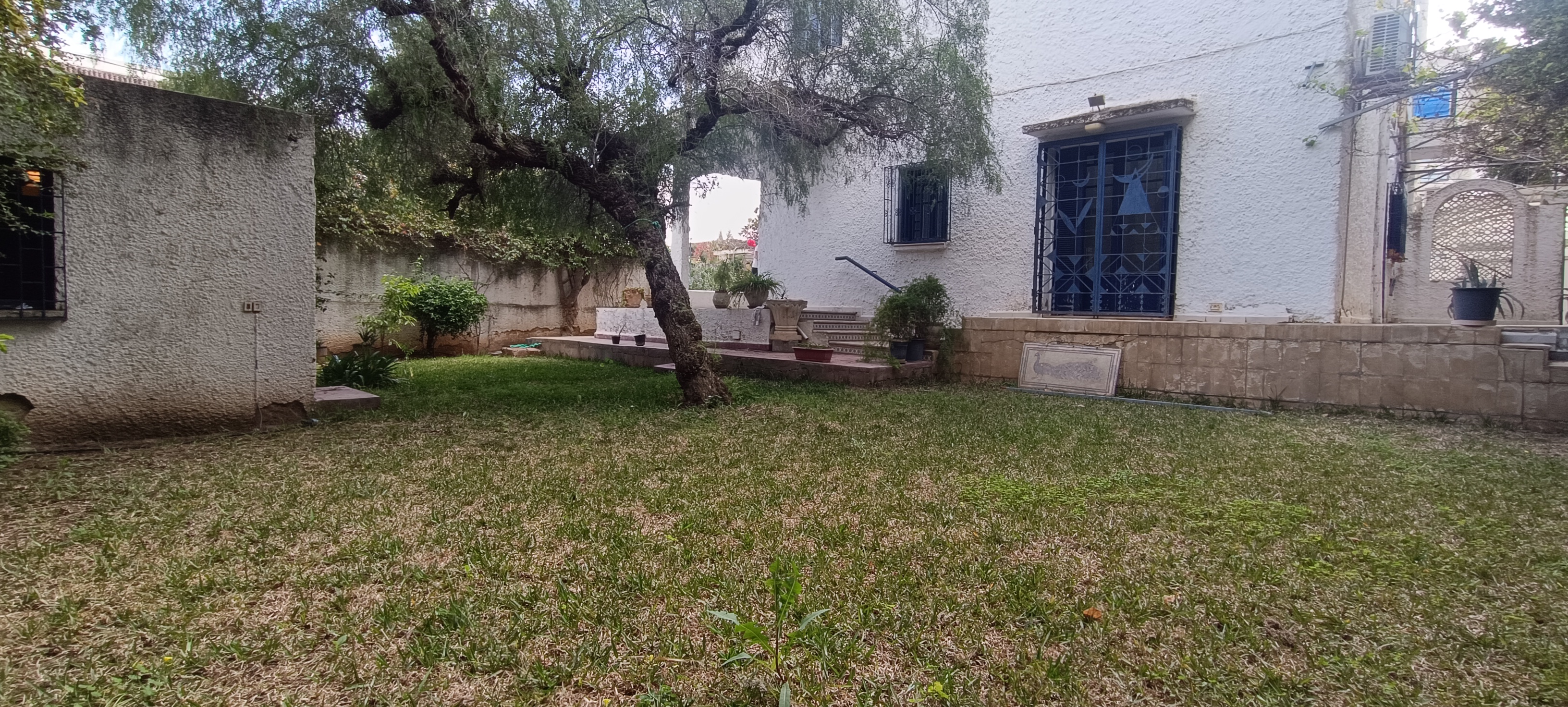 El Menzah Mutuelle Ville Location Appart. 4 pices Rdc de villa avec beau jardin
