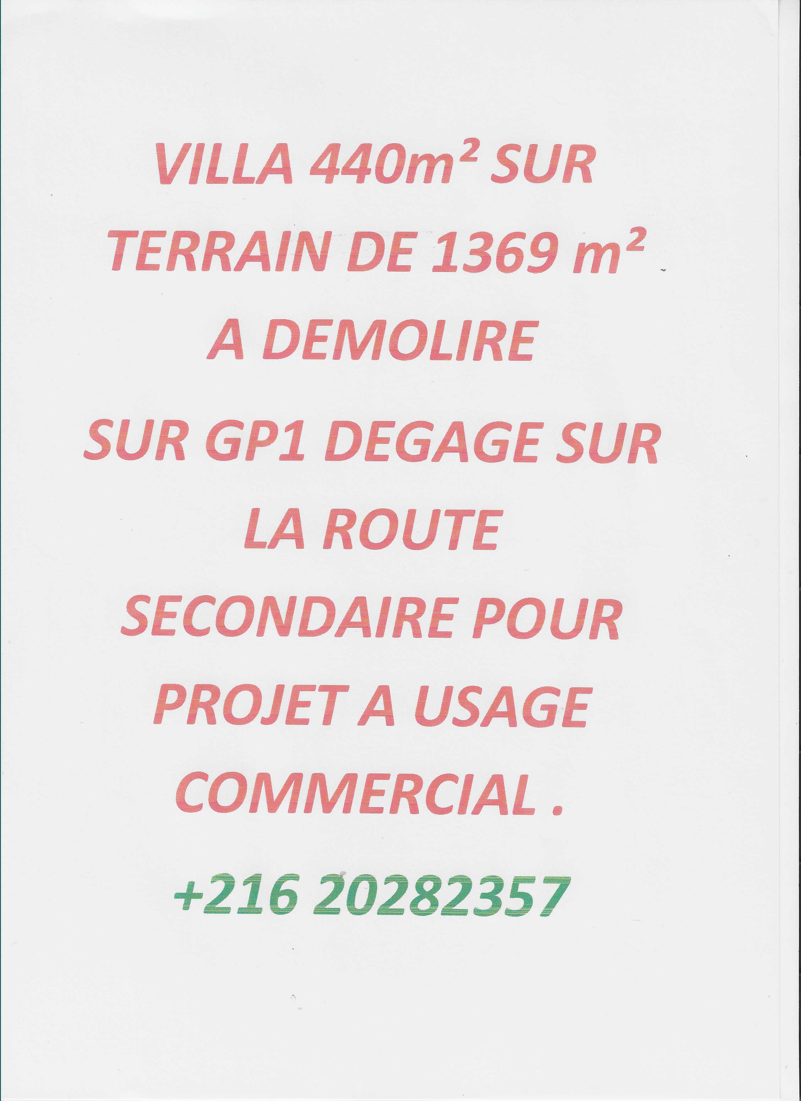 Ezzahra Ezzahra Terrain Terrain nu Gps villa  dmolir terrain usage commercial