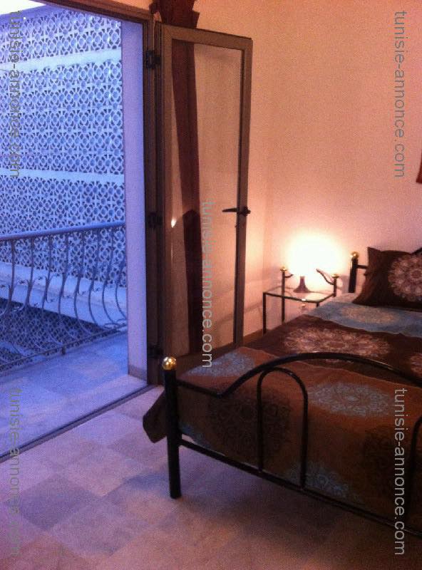 Bab Bhar Republique Location Appart. 2 pices S1 meuble avec wifi pres rue palestine lafayet