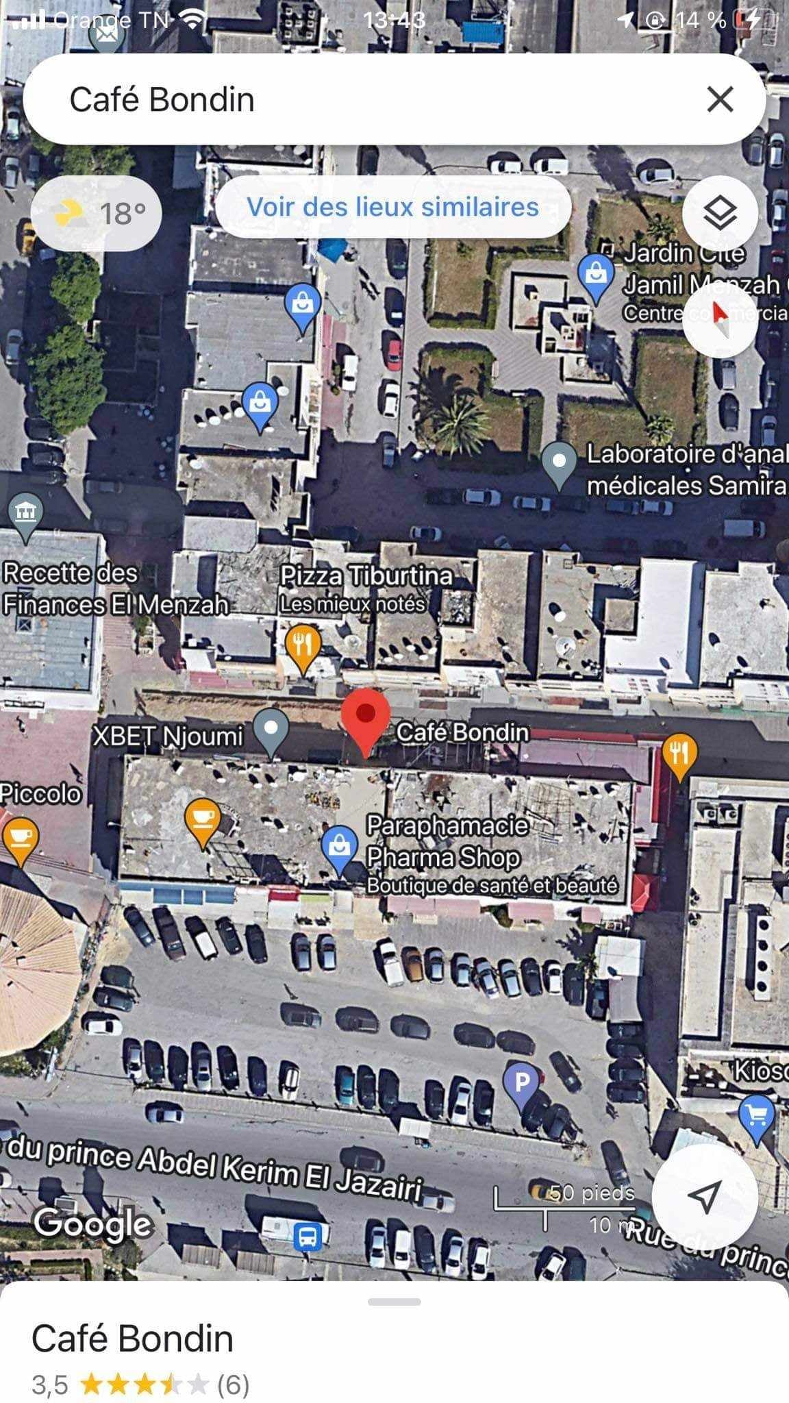 Ariana Ville El Menzah 6 Bureaux & Commerces Grance libre Emplacement idal