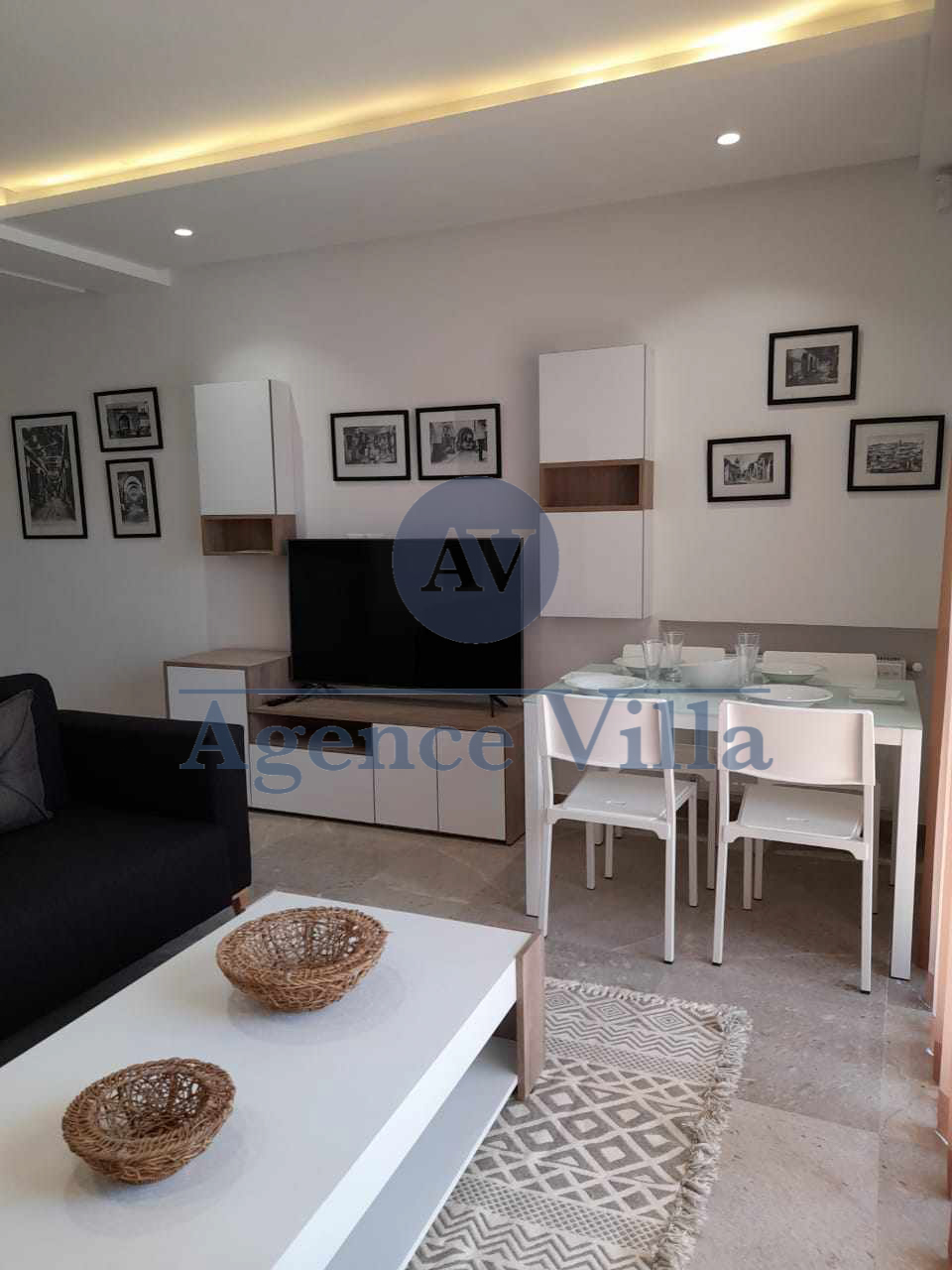 Ain Zaghouan Jardins de Carthage Location Appart. 2 pices Un appartement s1 meubl aux jdc