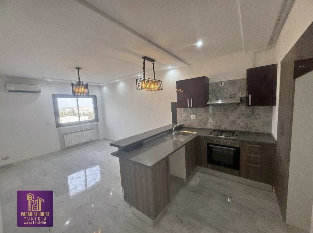La Soukra La Soukra Location Appart. 2 pices S 1 haut standing lumineux