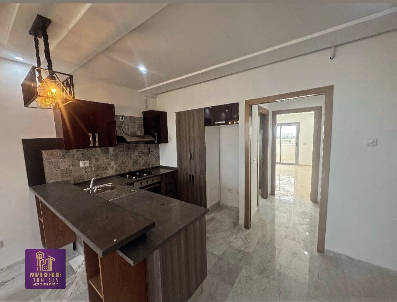 La Soukra La Soukra Location Appart. 2 pices S 1 haut standing lumineux