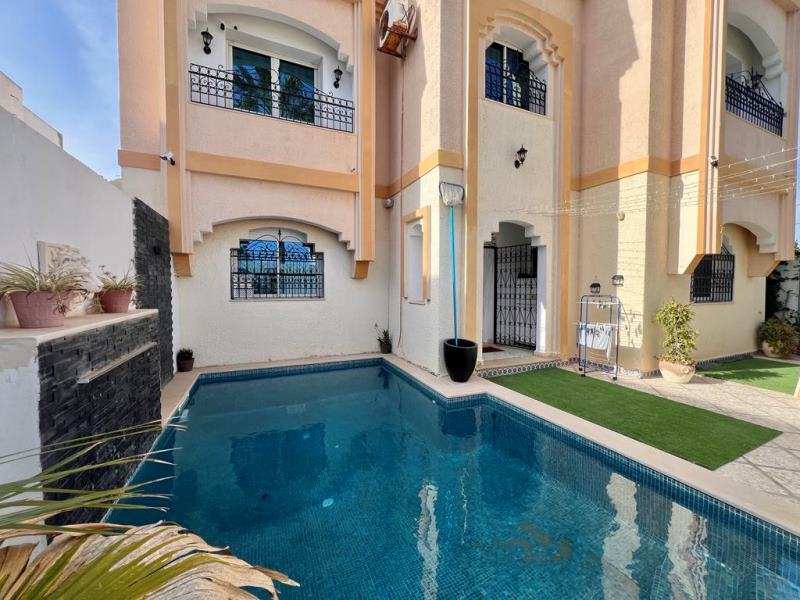 Nabeul Cite El Mahrsi 1 Location vacances Maisons L477 villa shafa sidi mahrsi