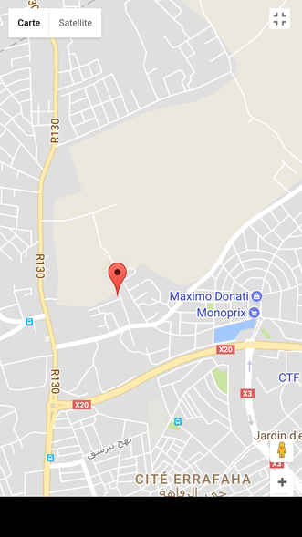 Mnihla Jardins d'el Menzah Location Appart. 3 pices 3ch 2sb  rdc  proche centre comecl jardin menzah2