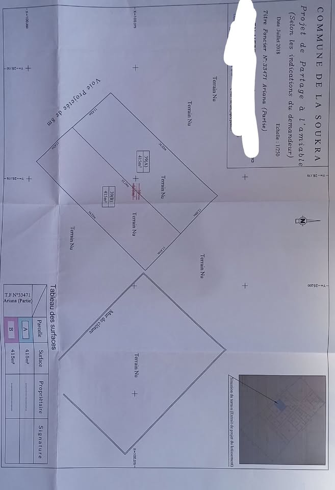 La Soukra Chotrana 2 Terrain Terrain nu Terrain  sid sliman