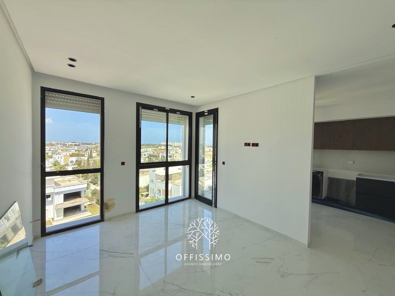 La Soukra La Soukra Vente Appart. 2 pices S2 avec vue panoramique 2 suites