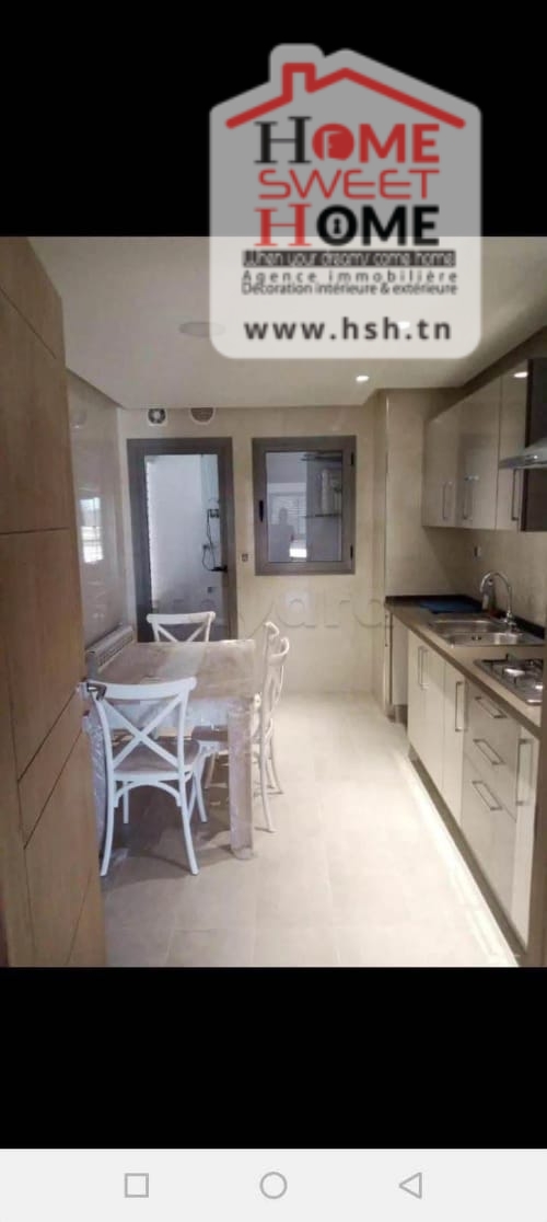 La Soukra La Soukra Location Appart. 3 pices Appart s2 meubl luna  nouvelle soukra