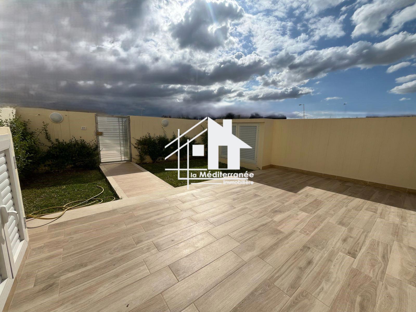 Ain Zaghouan Jardins de Carthage Location Appart. 2 pices Appartement s1 avec jardin au jardin de carthage
