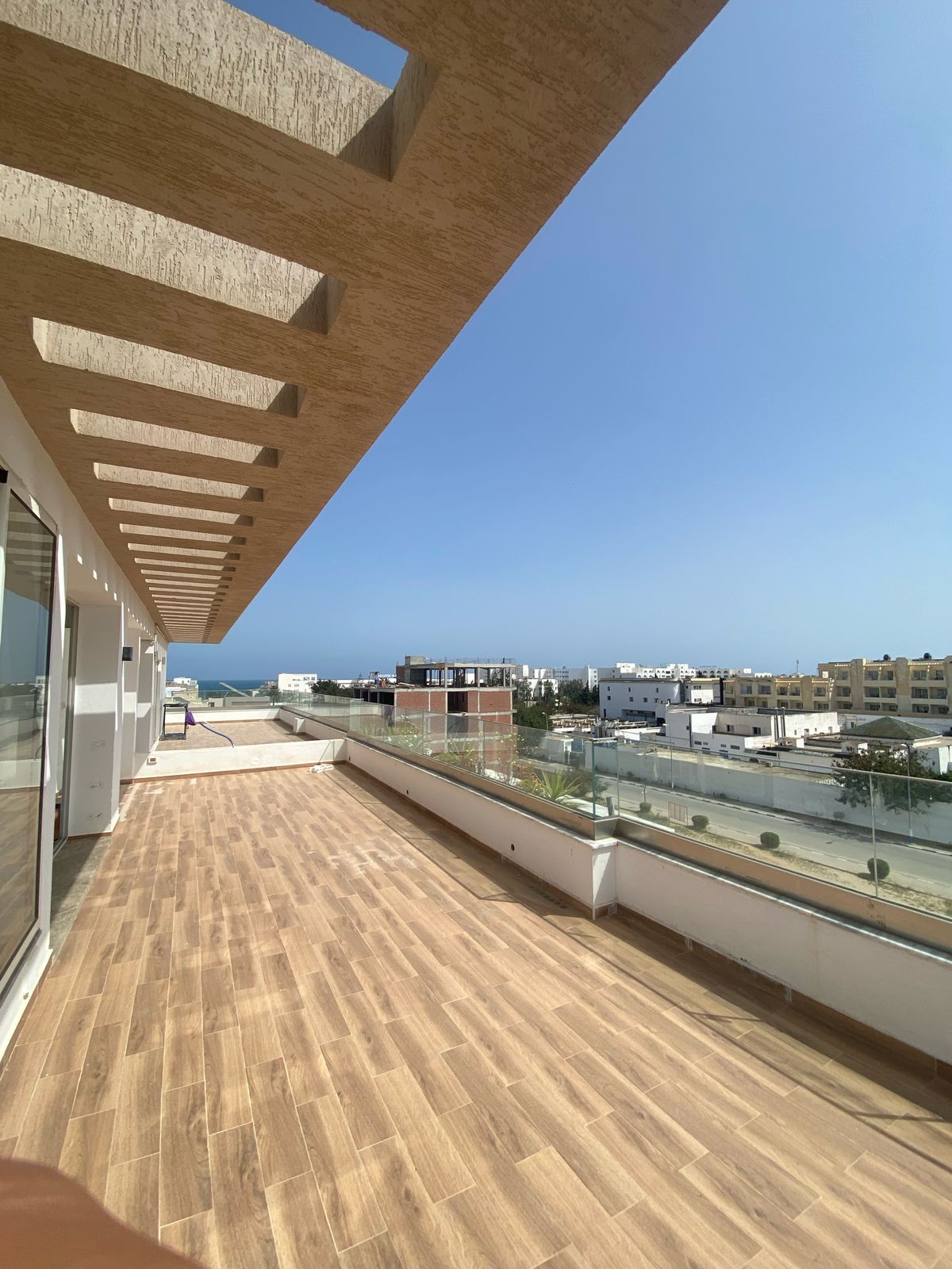 Akouda Chatt Meriem Vente Appart. 2 pices S1 avec terrasse et vue degagee a soviva