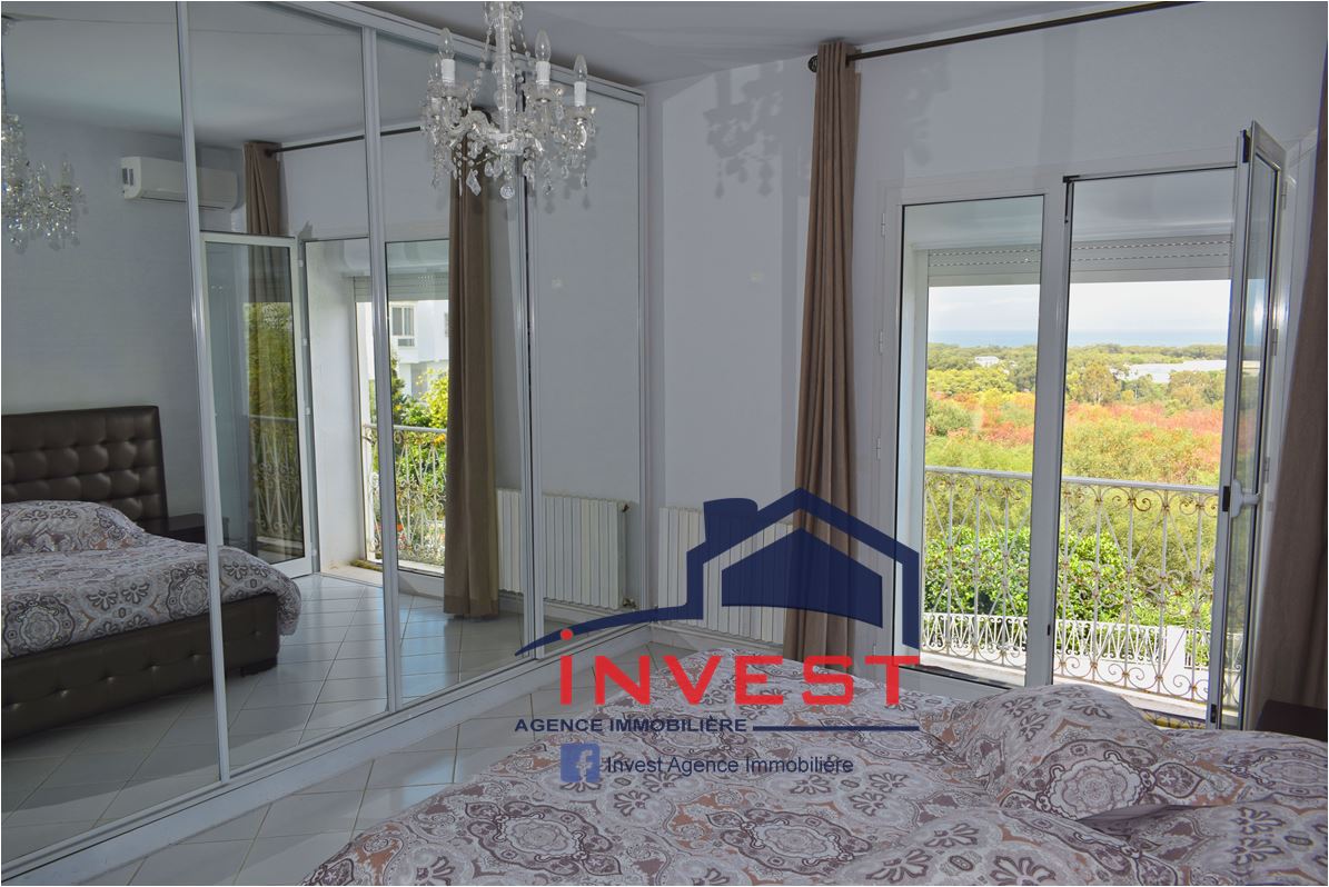 La Marsa Gammart Location Duplex Duplex vue mer avec piscine au golden tulip