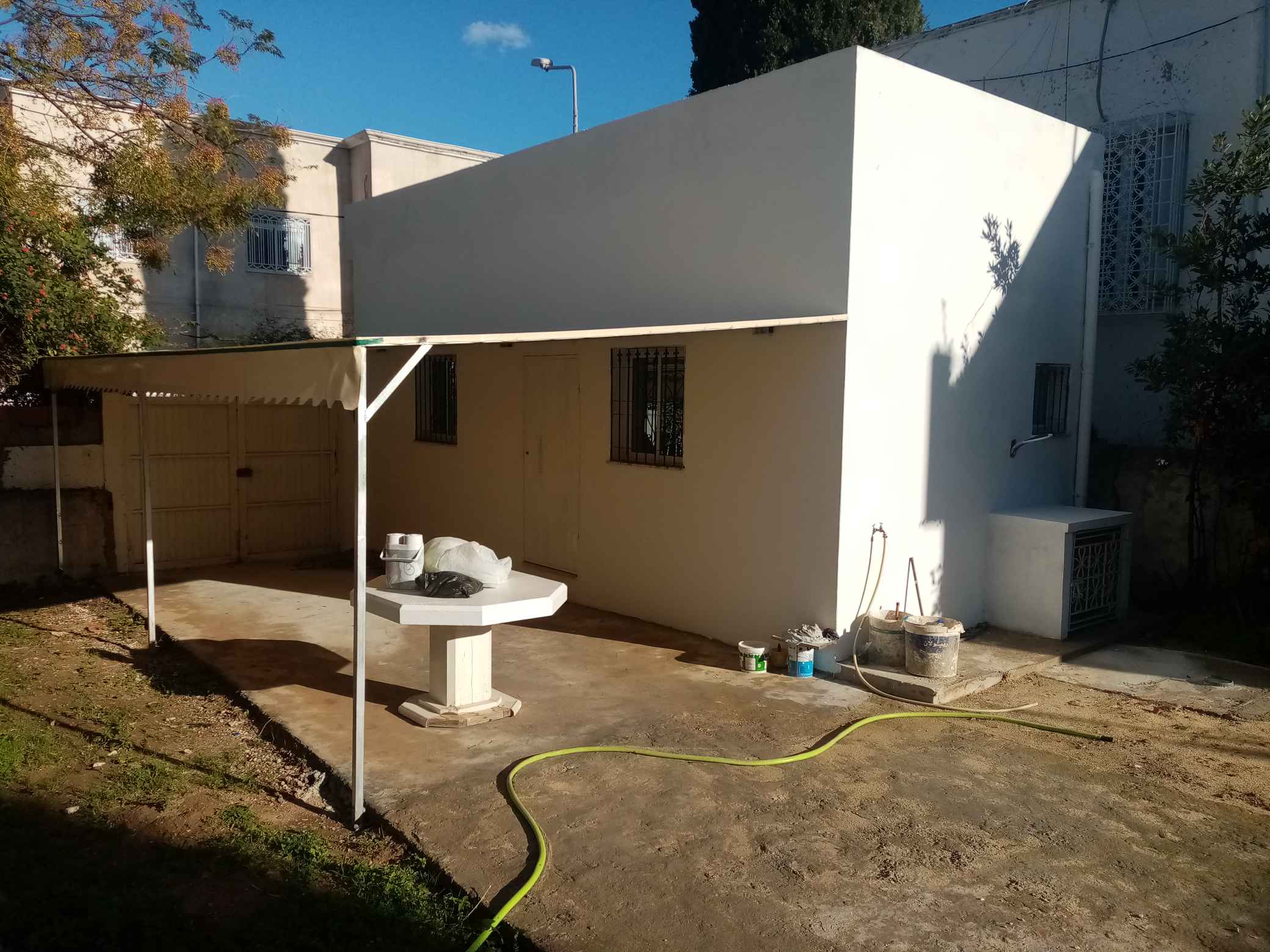 El Menzah El Menzah 1 Vente Appart. 2 pices Rdc de villa indpendant s1  el menzah1