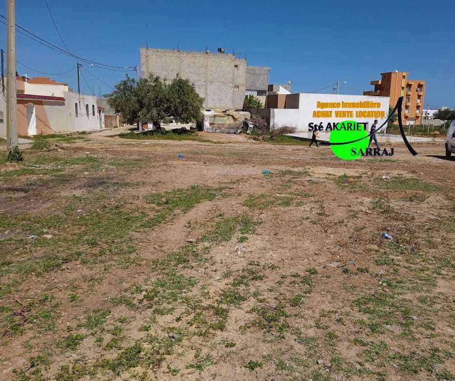 Akouda Chatt Meriem Terrain Terrain agricole Lot 194m pas loin de rempoint el bir chatt mariem
