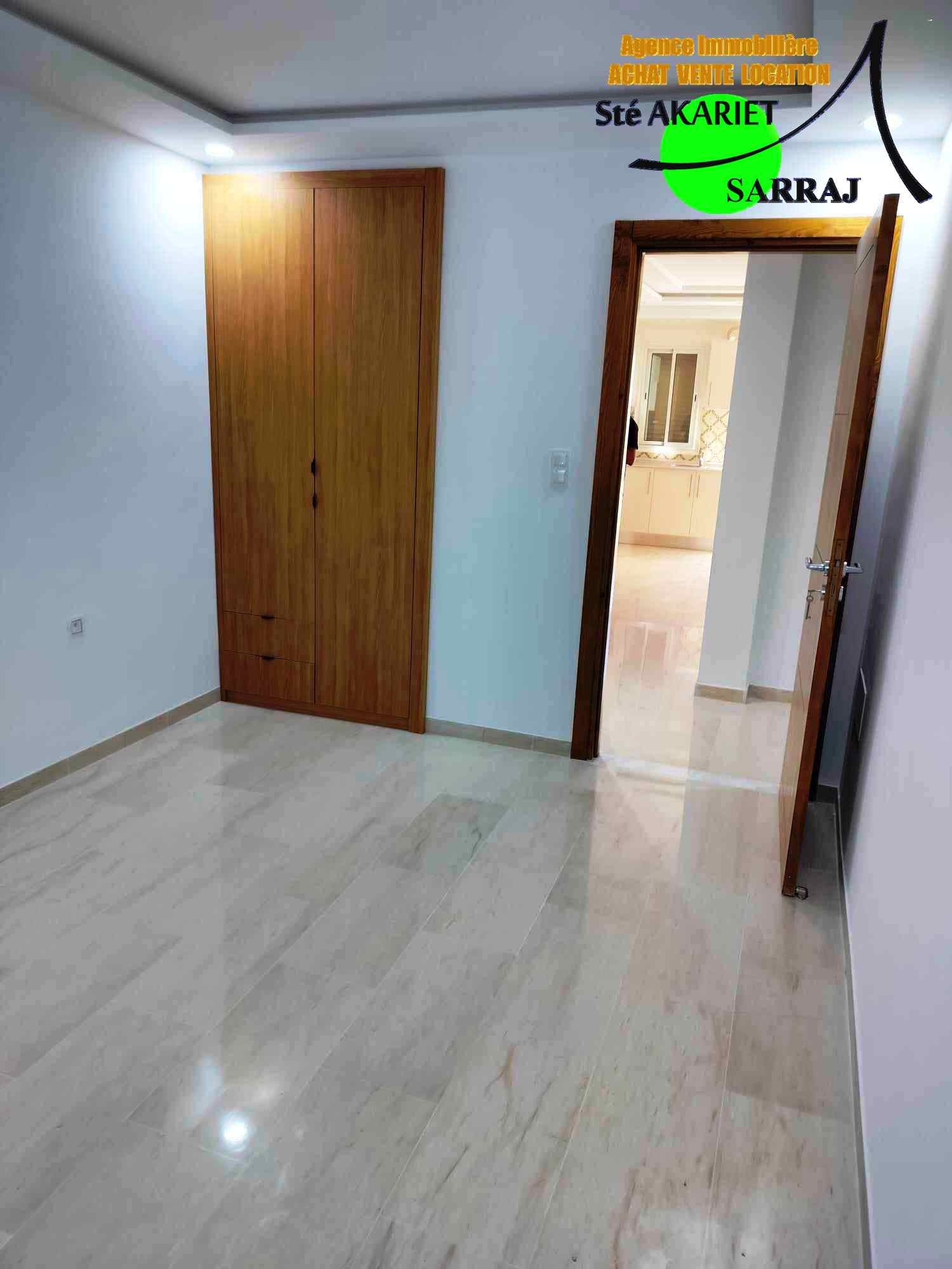 Akouda Chatt Meriem Vente Appart. 3 pices Appartements s2  70mtre de la plage chatt mariem