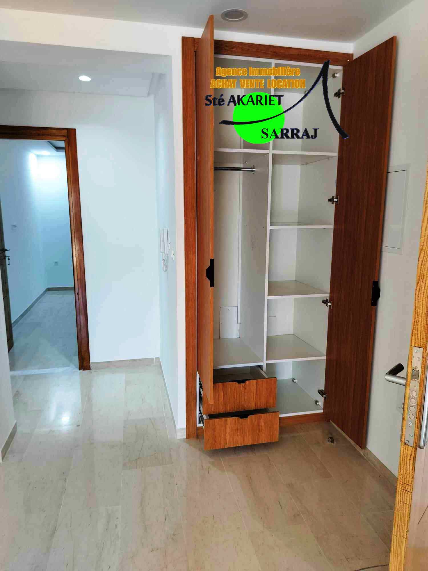 Akouda Chatt Meriem Vente Appart. 3 pices Appartements s2  70mtre de la plage chatt mariem