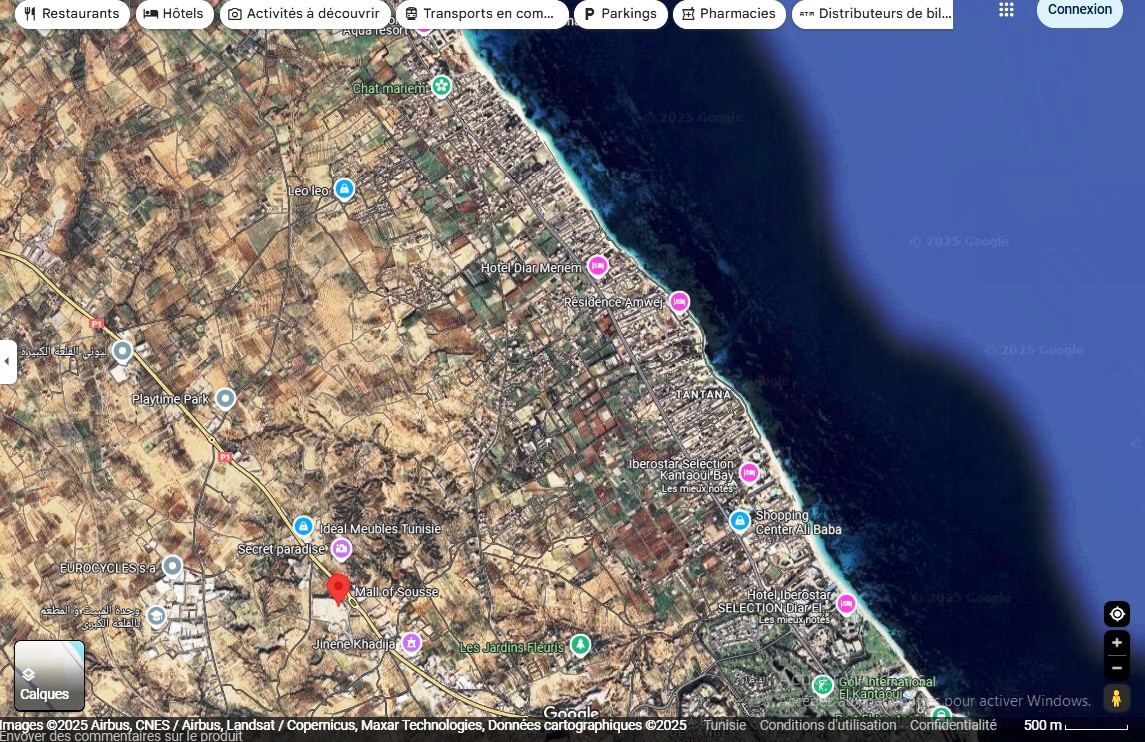 Akouda Chatt Meriem Terrain Terrain agricole Des terrains titr  partir 1500m  2500m rmila
