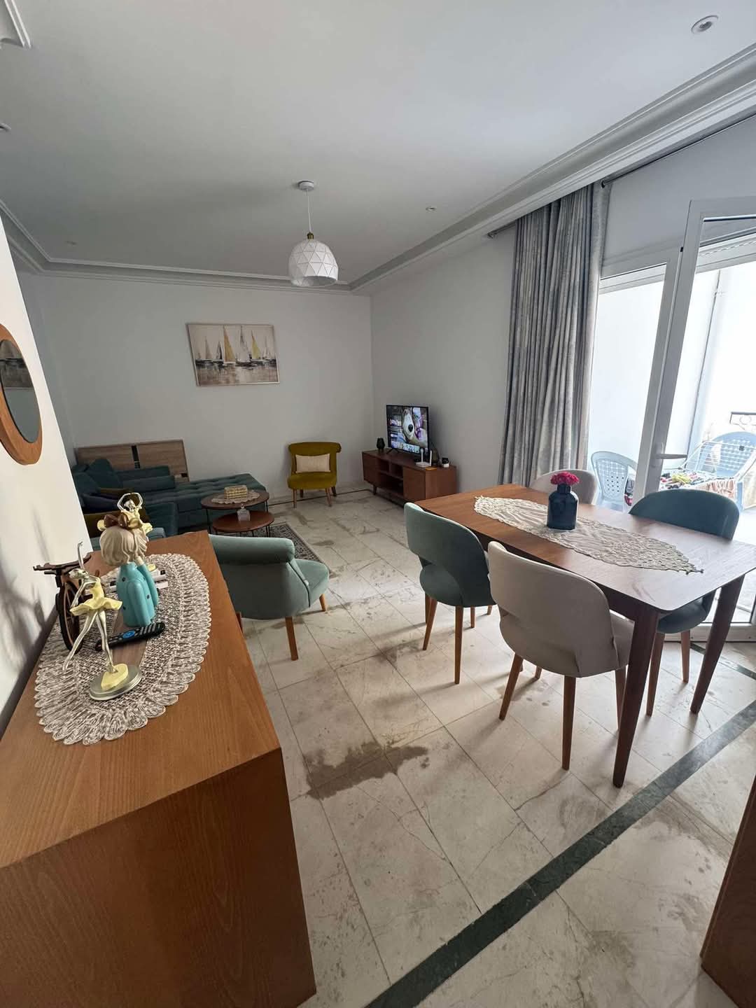 Ain Zaghouan Ain Zaghouan Vente Appart. 3 pices S2 290 md el wahat l'aouina