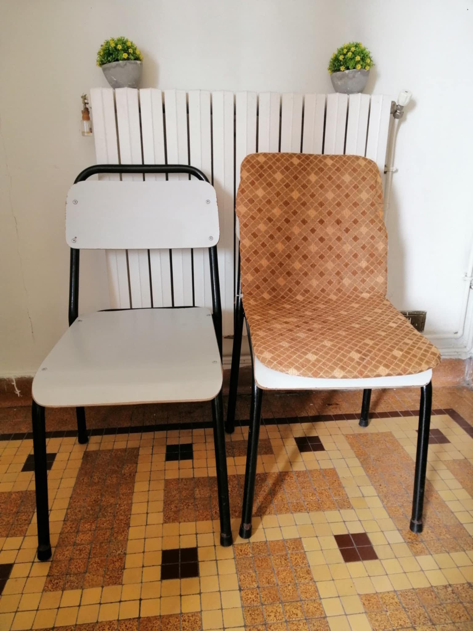 Bab Bhar Bab Bhar Meubles de cuisine et salle de bain Chaises - Tabourets 4 chaises  en mdf et mtal