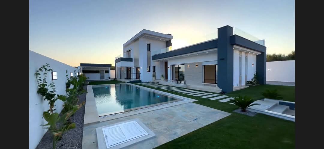 Hammamet Sidi Jedidi Location vacances Maisons Villa avec piscine 15min a hammamet