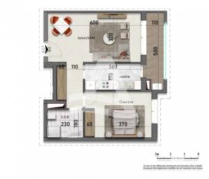 Ain Zaghouan Jardins de Carthage Vente Appart. 2 pices Appartement s1 neuf aux jardins de carthage