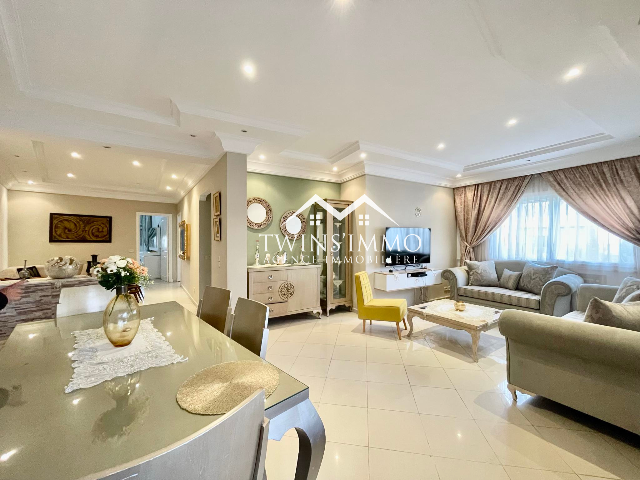 La Marsa Sidi Daoud Location Appart. 2 pices tage de villa meubl  sidi daoud